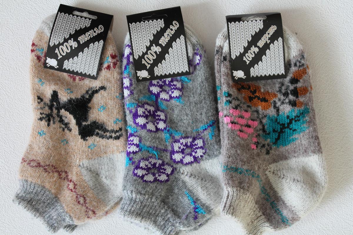 Следки женские вязаные