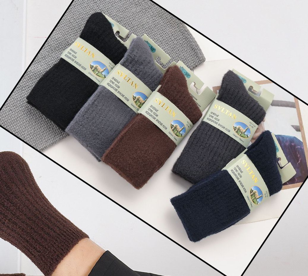Носки мужские теплые “Syltan” №7154 лама (10 пар)