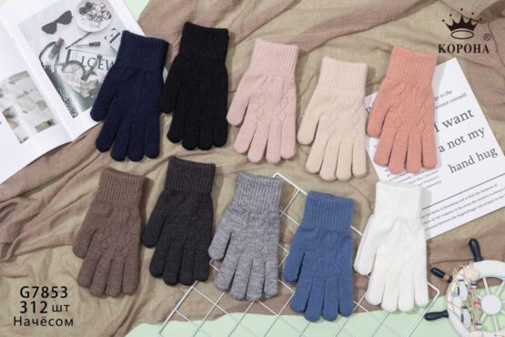 Перчатки женские “Корона” №G7853, G7852 (12 пар)