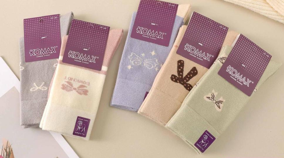 Носки женские теплые “Komax” №В1099-16 (12 пар)