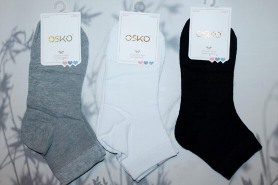 Носки женские тонкие “Osko” №А1629 сетка (12 пар)