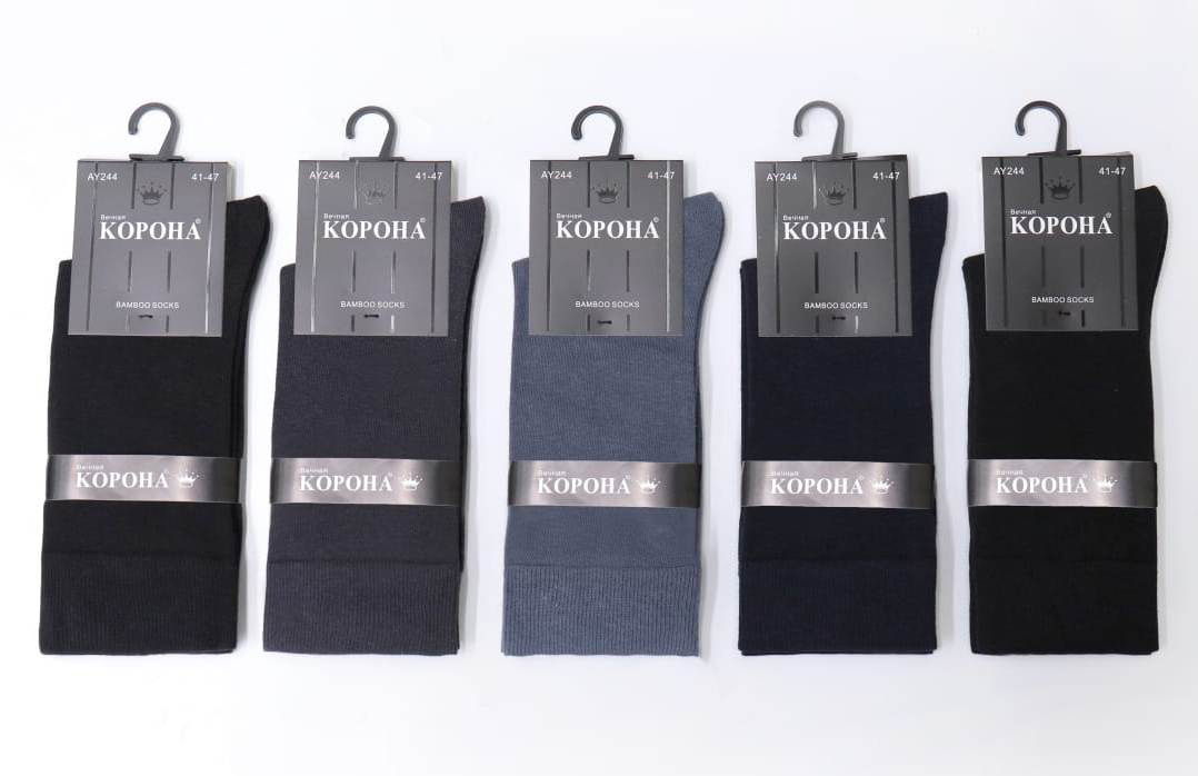 Носки мужские тонкие “Корона” №AY244 (10 пар)
