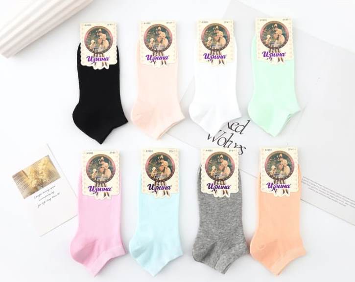 Носки женские короткие “Ирина” №А1653, А1653В (12 пар)