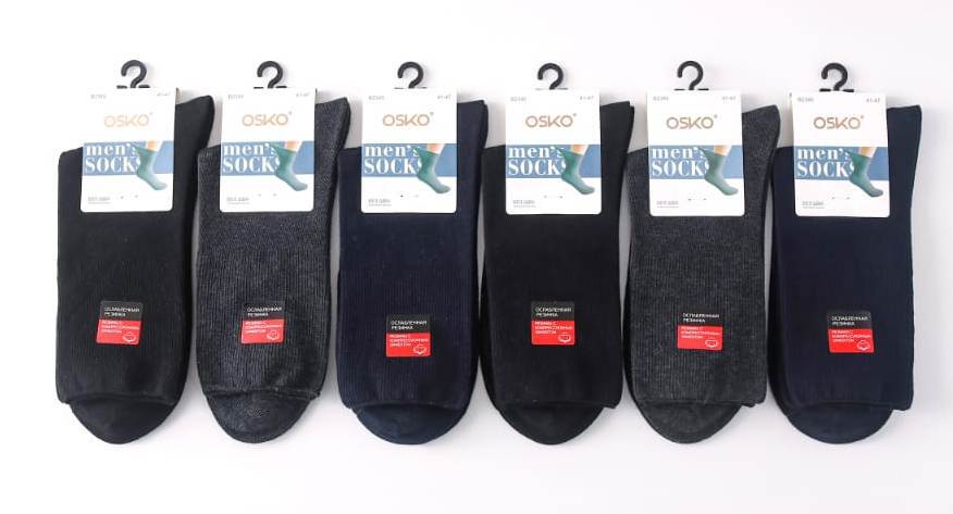 Носки мужские тонкие “Osko” №2345 медик (10 пар)