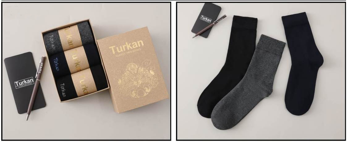 Носки мужские тонкие “Turkan” №587, 585 (3 пары)