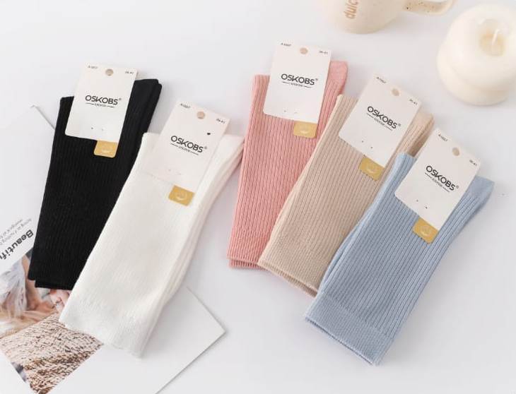 Носки женские тонкие “Osko” №А1607 высокие (10 пар)
