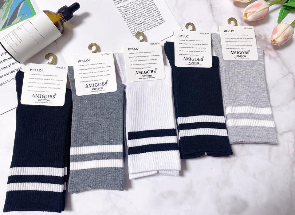 Носки женские тонкие “Amigobs” №1346 высокие (10 пар)