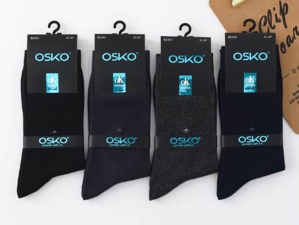 Носки мужские тонкие “Osko” №2333, 2330, 2334, 2331, 2332 высокие (10 пар)