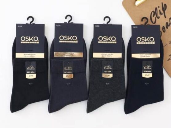 Носки мужские тонкие “Osko” №2322, 2321, 2340, 2339, 2338, 2336, 2323, 2337 укороченные (10 пар)