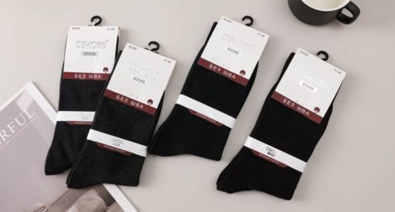 Носки мужские тонкие “Osko” №В2208 ребристые (10 пар)