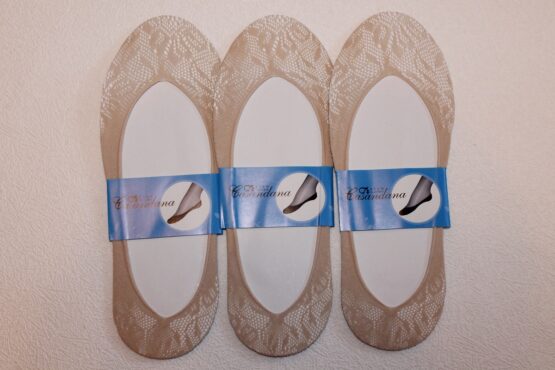 Следки капроновые “Casandana” №217-4 ажурные (12 пар)