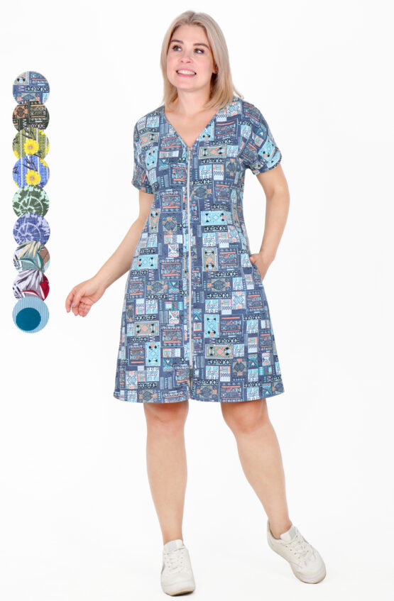 Халат женский “Лотос. Этника” №Х-431 (44-60)