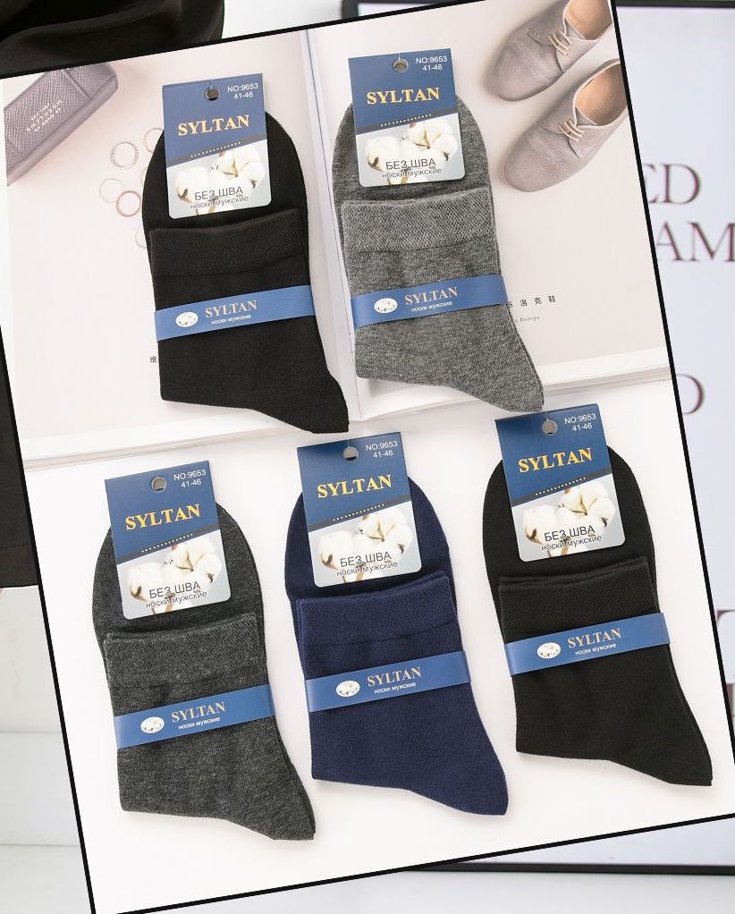 Носки мужские тонкие “Syltan” №9653 (10 пар)