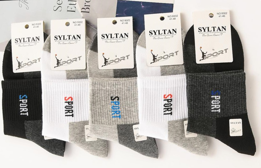 Носки мужские тонкие “Syltan” №9302 спорт (10 пар)