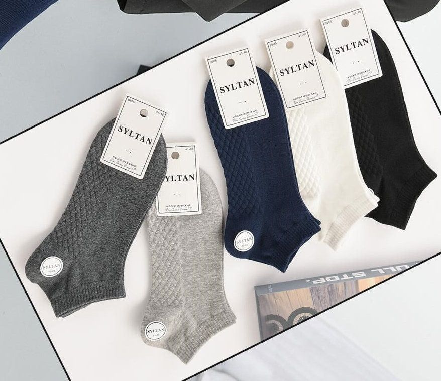 Носки мужские короткие “Syltan” №9605 (10 пар)