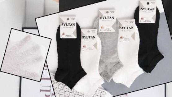 Носки мужские короткие “Syltan” №9323 сетка (10 пар)