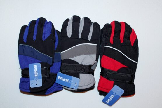 Перчатки детские “Корона” №9031, 9032, 9033 дутики (12 пар)