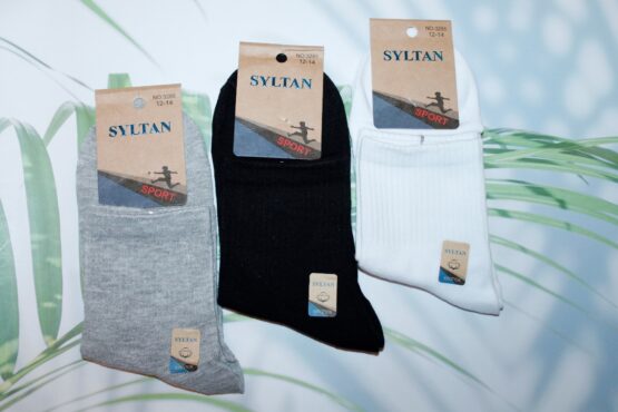 Носки детские тонкие “Syltan” №3285 (8-10, 10-12, 12-14) (10 пар)