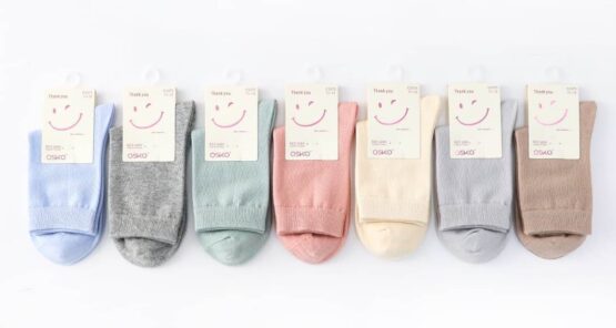 Носки детские тонкие “Osko” №С3370 (9-10, 11-12, 13-14) однотонные (10 пар)