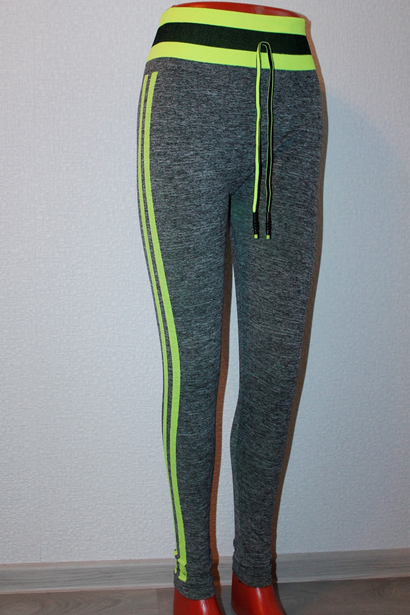 Лосины женские тонкие “Наташа” №1578 (XL-3XL, XL-5XL) меланж лампасы