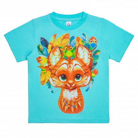 Футболка детская “Bonito” №6003 (4-8 лет) на девочку, животные
