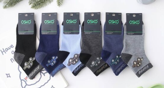 Носки детские тонкие “Osko” №С3309, С3310 (20-25, 25-30, 30-35) (12 пар)