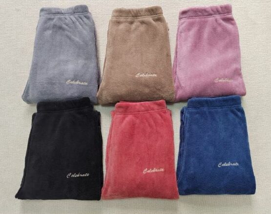 Брюки женские теплые “Наташа” №1552-49 (4XL-7XL) флис, низ резинка