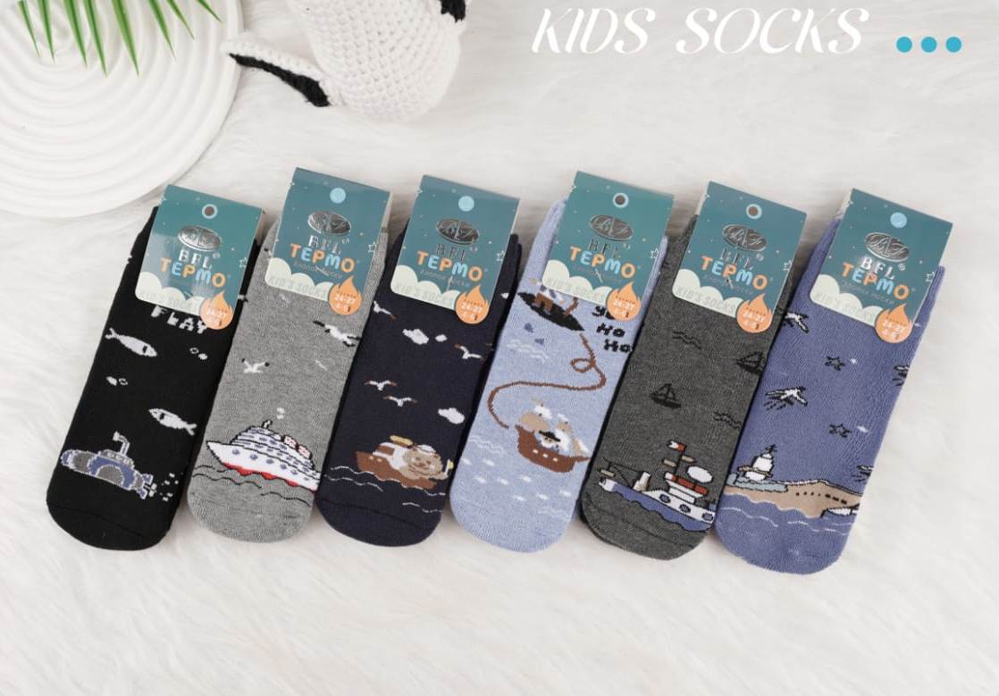 Носки детские теплые “BFL” №НС28 (1-3, 4-6, 7-8, 10-12) махровые (12 пар)