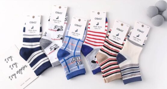 Носки детские тонкие “Osko” №С3302 (20-25, 25-30, 30-35) (12 пар)