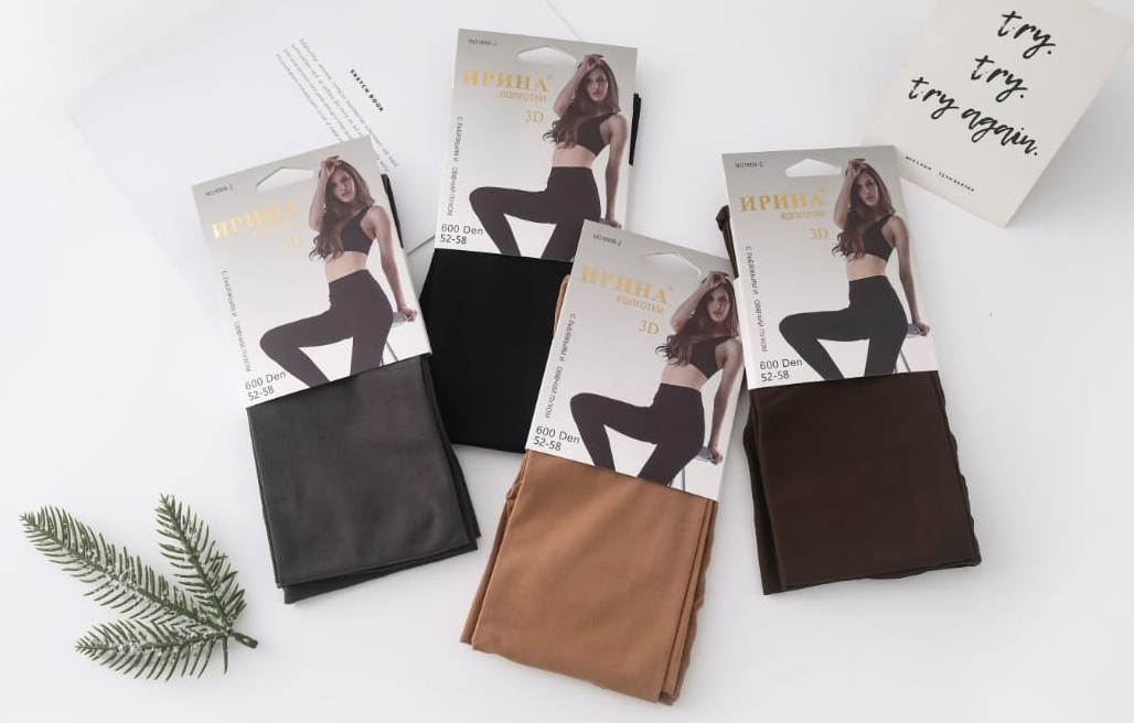 Колготки женские капроновые “Ирина, Osko” №9908, 9909 (46-64) 600 DEN