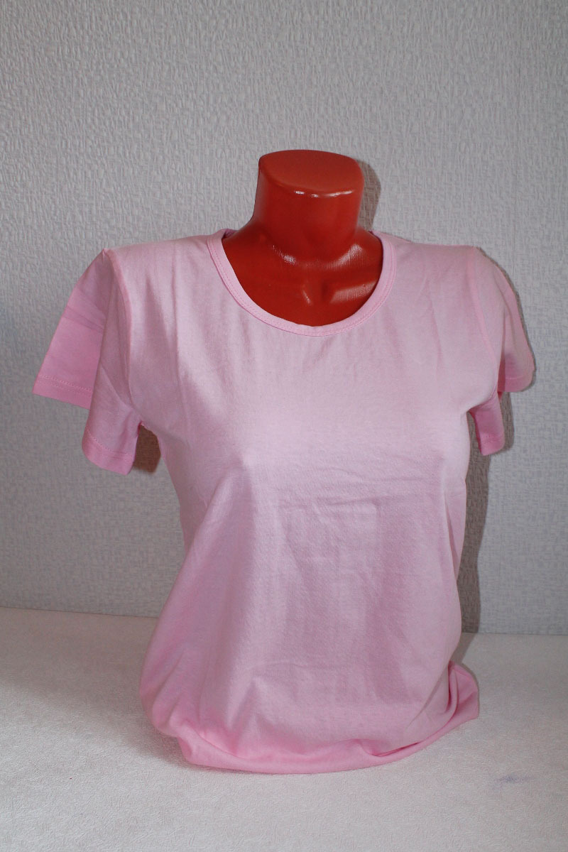 Футболка женская “Богатырь” (48-56) однотонная