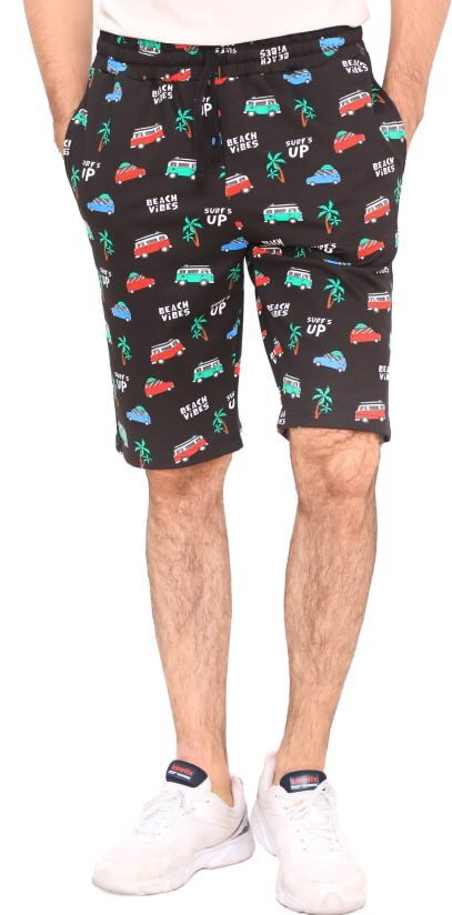 Шорты мужские “Samo” №М6143 (48-56) длинные, с рисунком