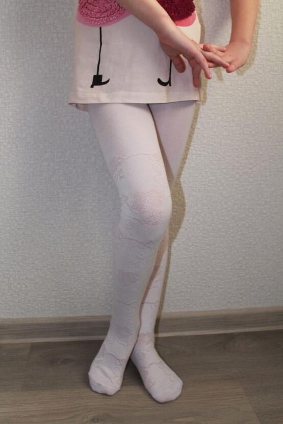 Колготки детские “Роза” №9965, 9941 (86-164) белые
