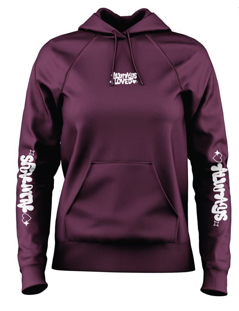 Толстовка женская “Samo” №W17041N (M-3XL) начес, вышивка