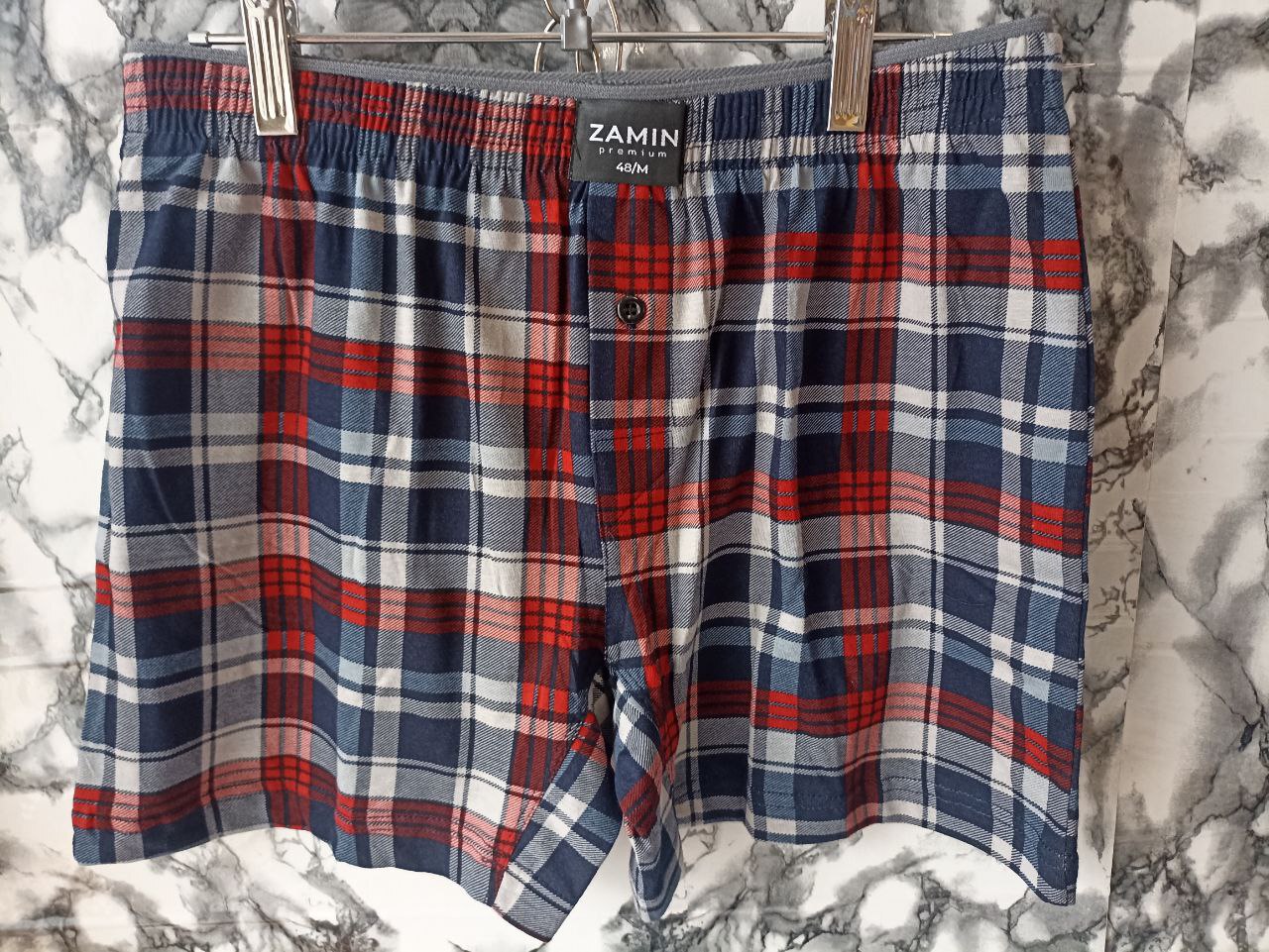 Трусы мужские “Zamin” (48-56) клетка