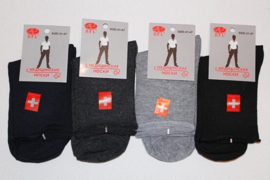 Носки мужские тонкие “BFL” №333 медик (12 пар)