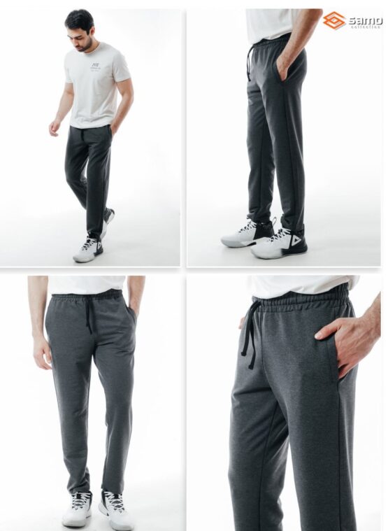 Брюки мужские “Samo” №М8528 (M-3XL, 48-56) 2-нитка, однотонные, прямые