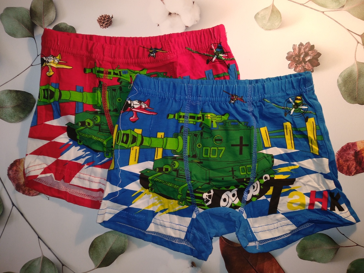 Боксеры детские “Bokai” (0-8 лет) 2 штуки