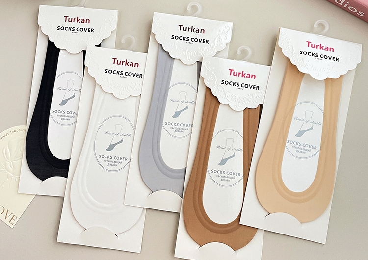 Следки капроновые “Turkan” №615 высокопрочные (12 пар)