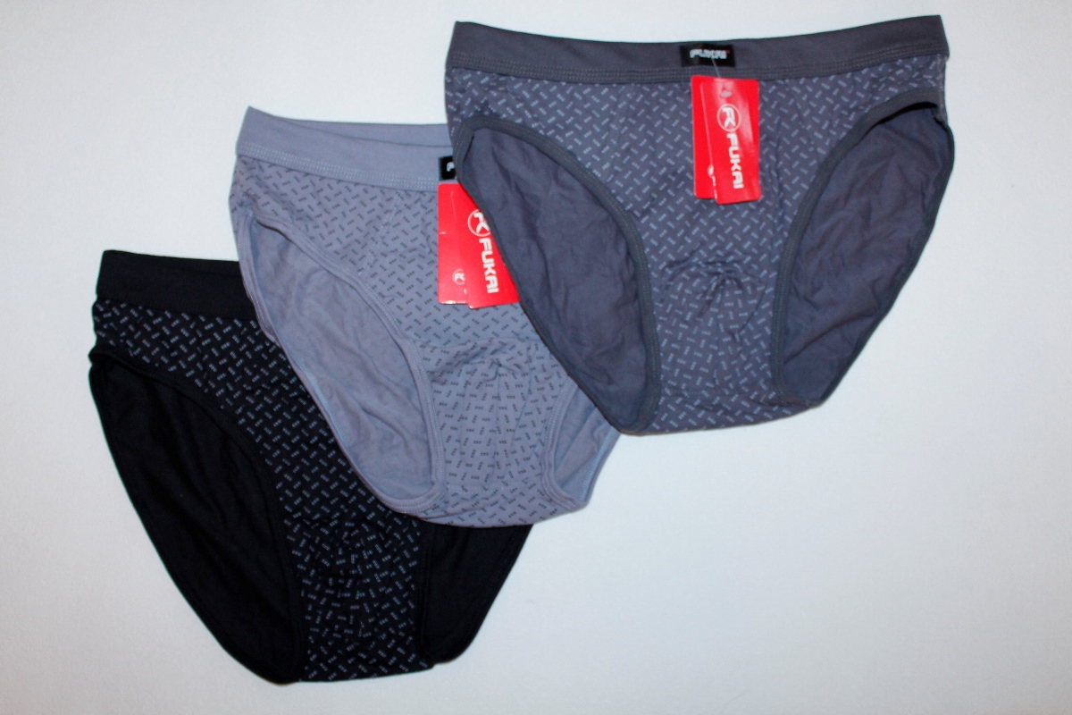 Плавки мужские «Fukai» (XL-4XL) бамбук, упаковка 3 штуки