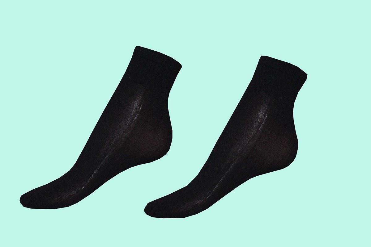 Носки капроновые 30 DEN велюр (2 пары)