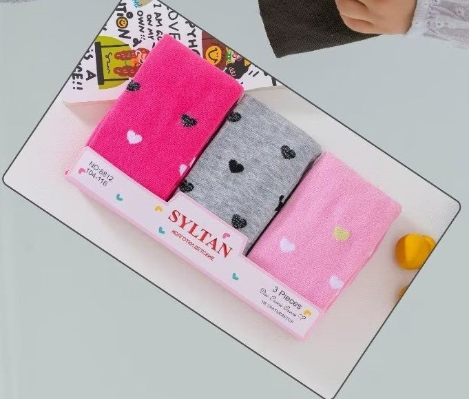 Колготки детские “Syltan” №8812 (86-128) сердечко