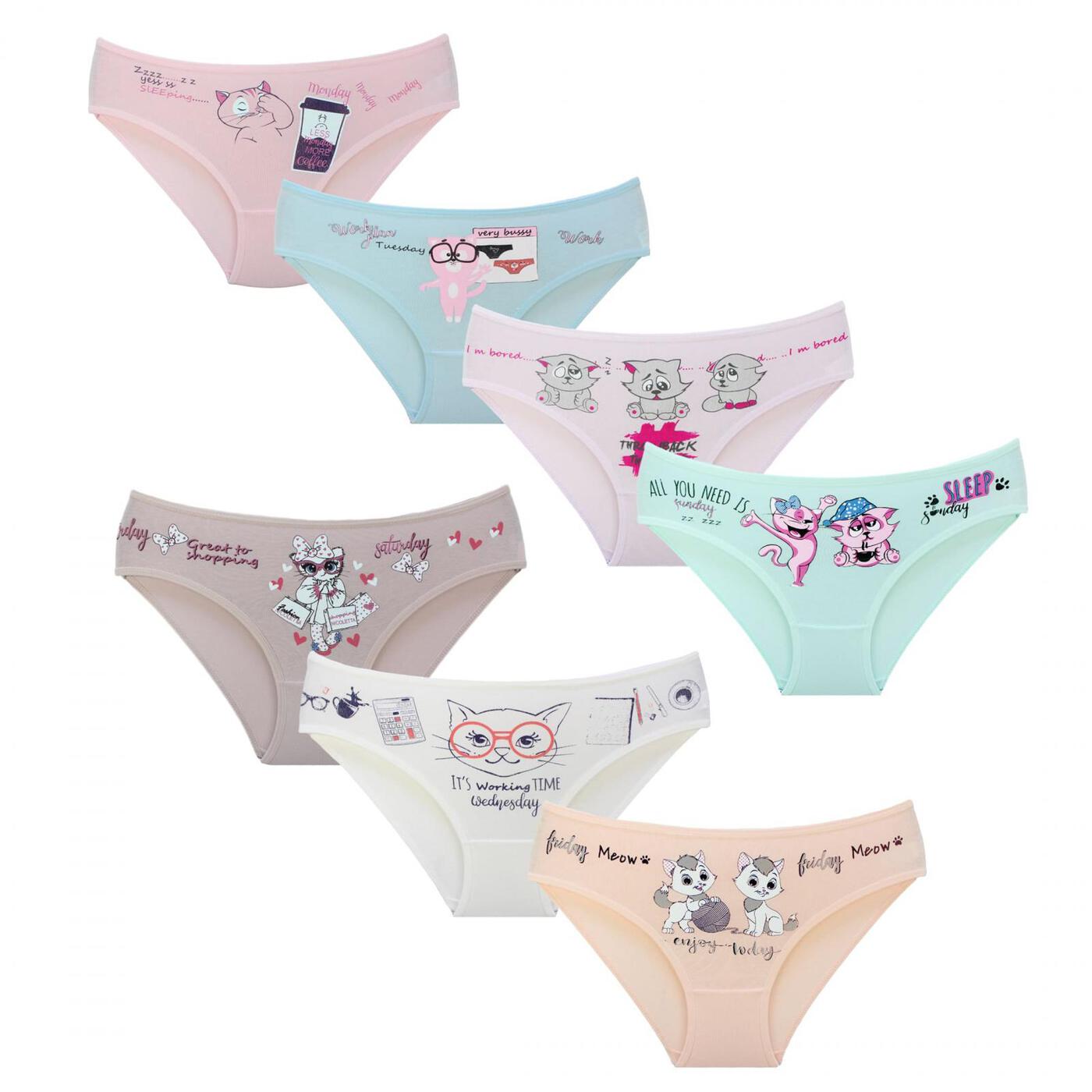 Трусы женские «Nicoletta» №713028 (M-XL) котики