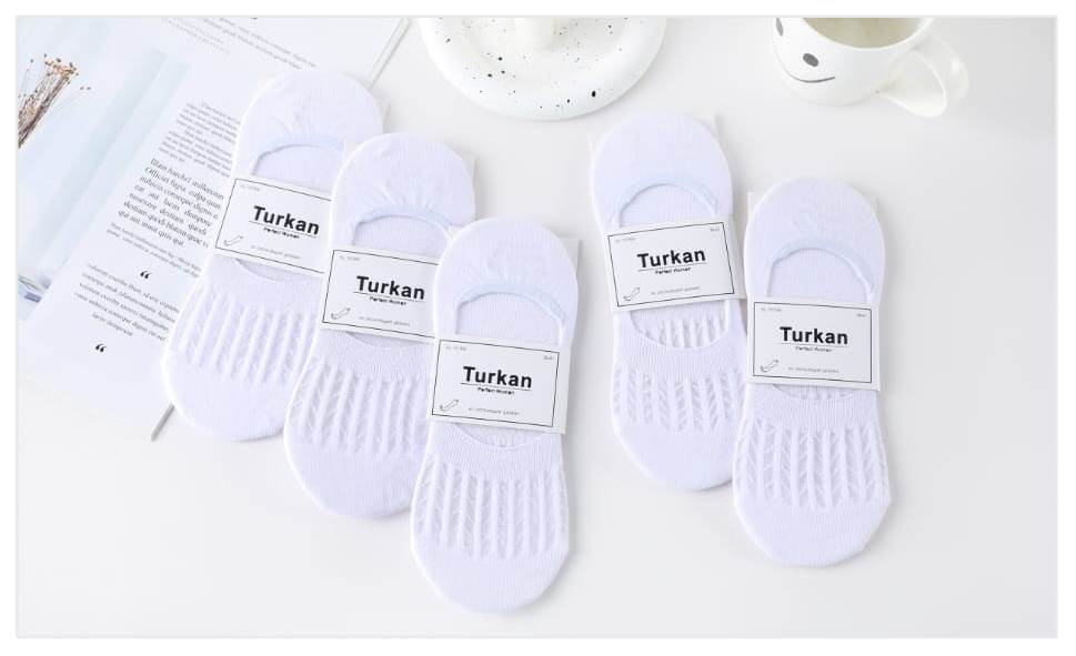 Следки женские хлопок “Turkan” №1076 сетка (10 пар)