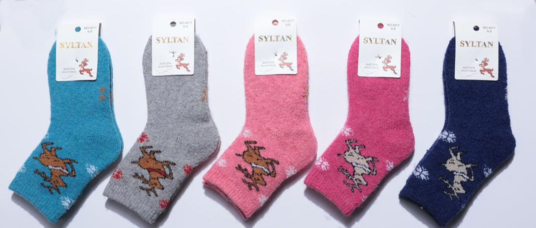 Носки детские теплые “Syltan” №4071 (6-8, 8-10, 10-12) ангора (10 пар)