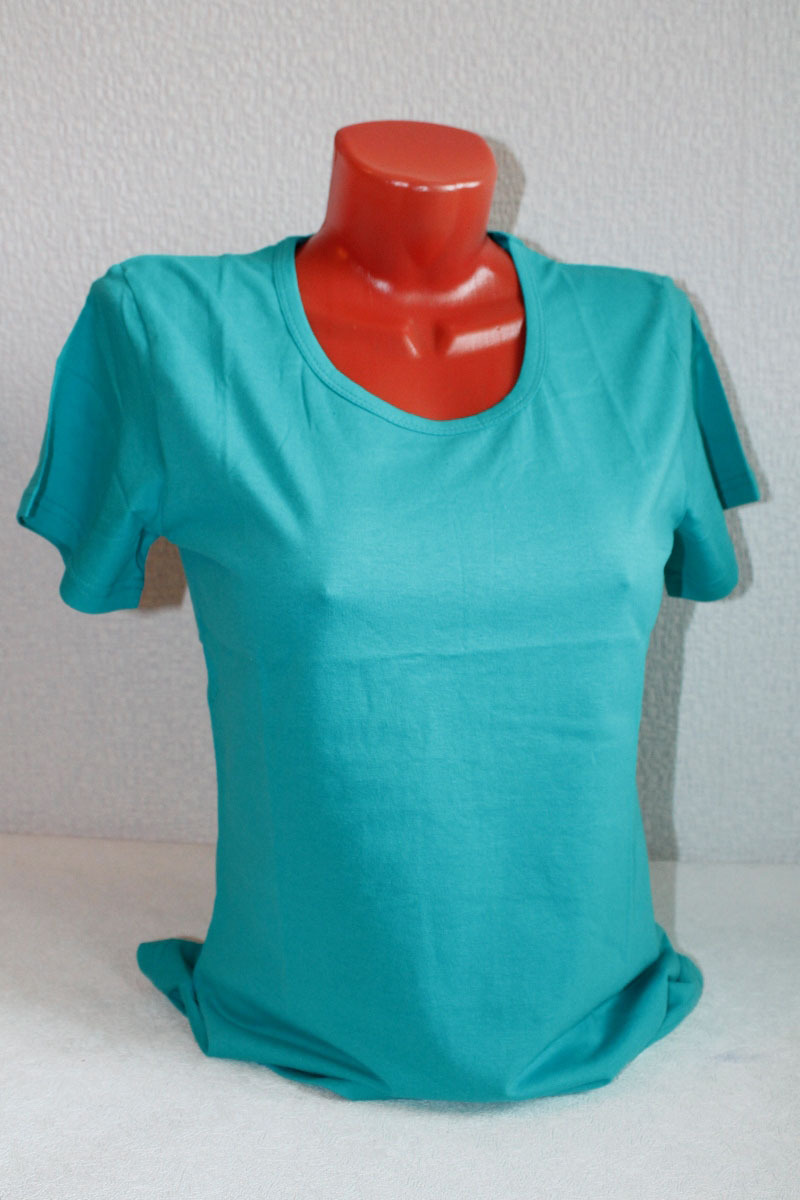 Футболка женская “Богатырь” (58-66) однотонная