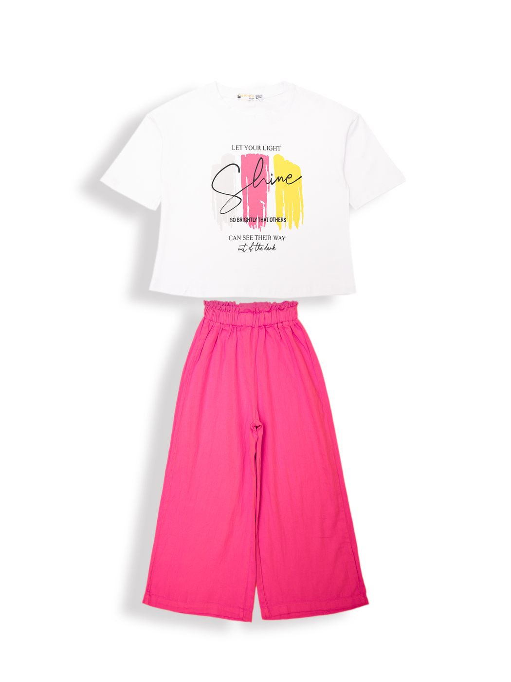 Комплект детский “Bonito” №1945 (8-12 лет) футболка и брюки, для девочек